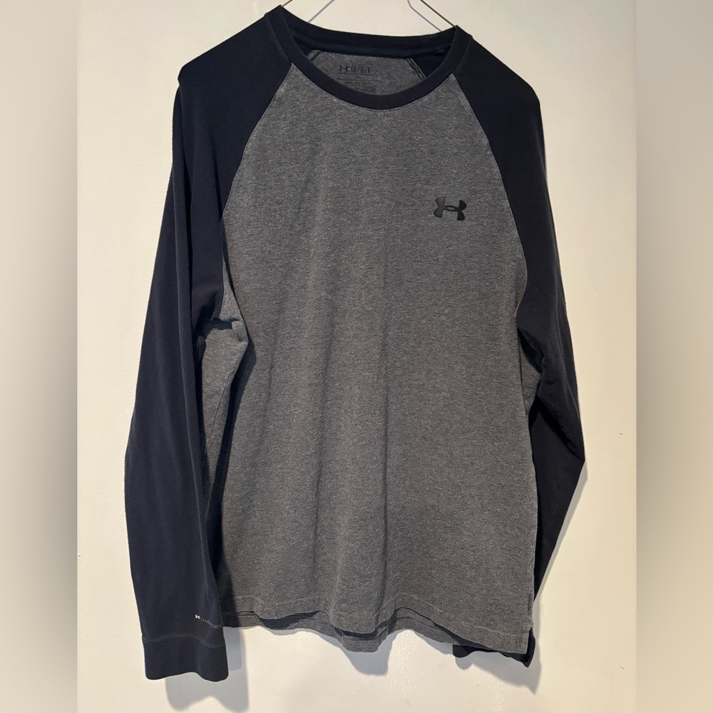 Under Armour Gray and Black Men's Shirt